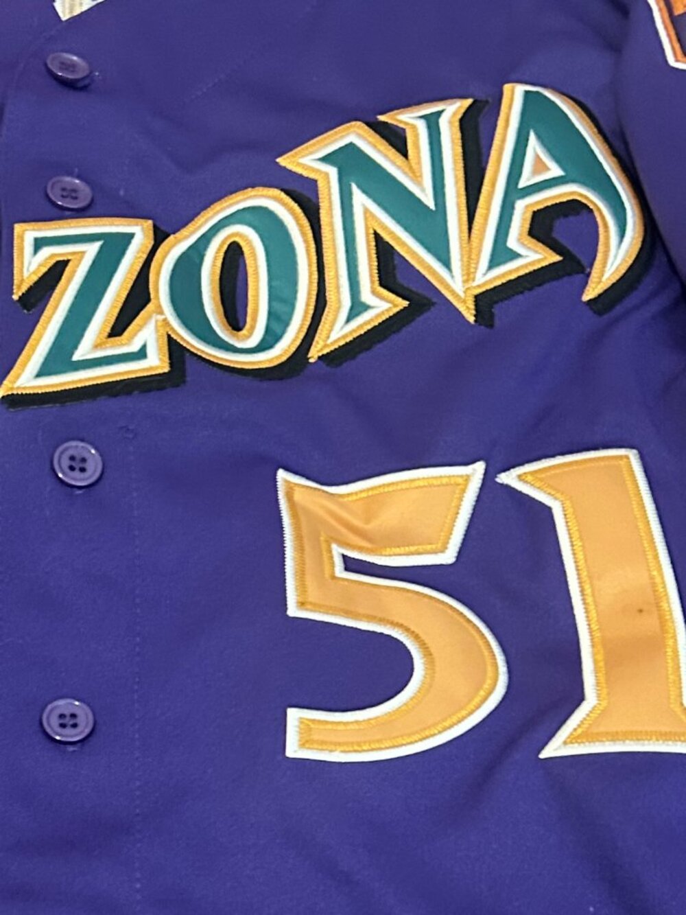ARIZONA DIAMONDBACKS RANDY JOHNSON Men's JERSEY M,L,XL,2XL by Mitchell & Ness - Picture 5 of 6